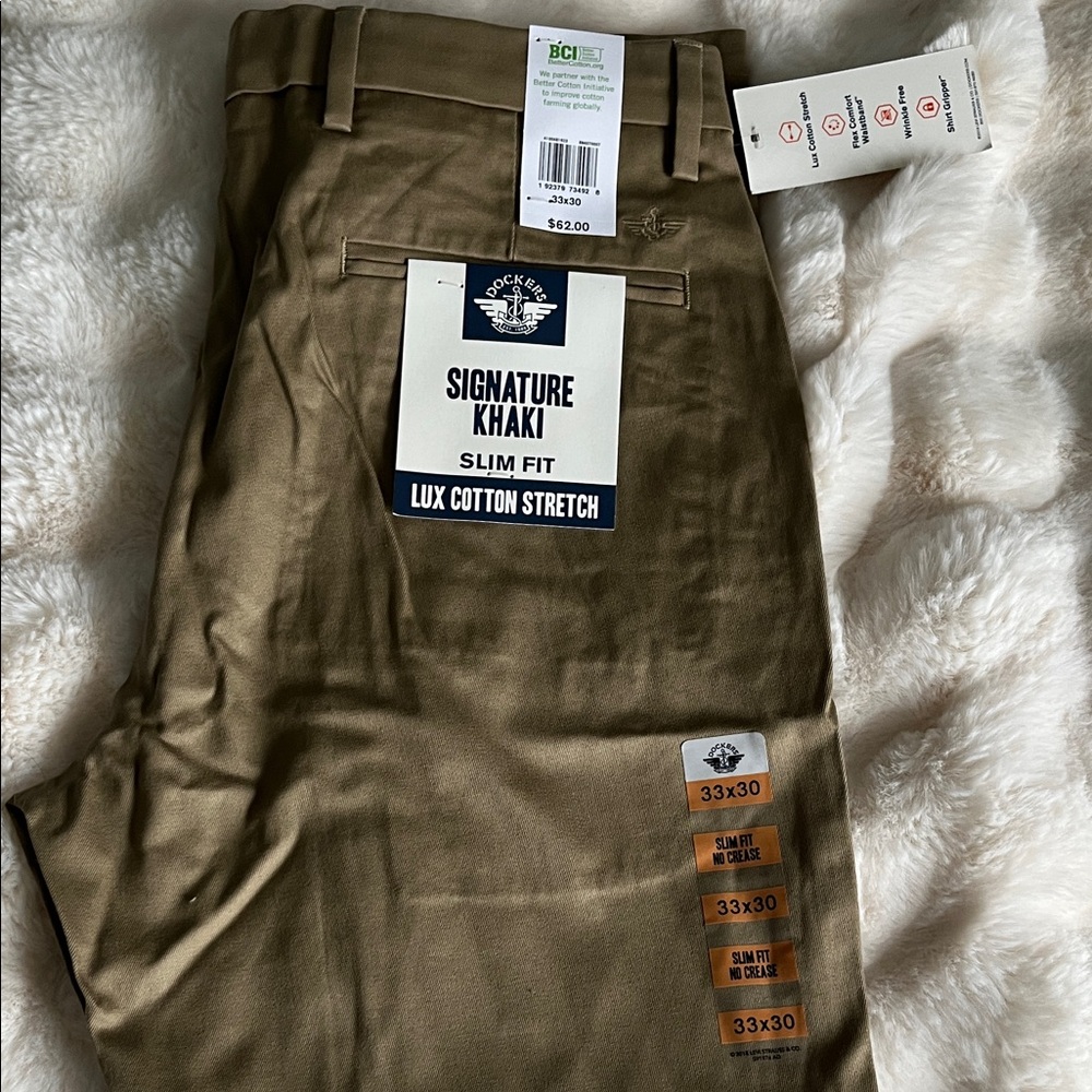 Dockers Men's Signature Khaki Slim Fit Pants - Tan